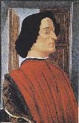 Sandro Botticelli Portrait of Giuliano de'Medici oil painting on canvas